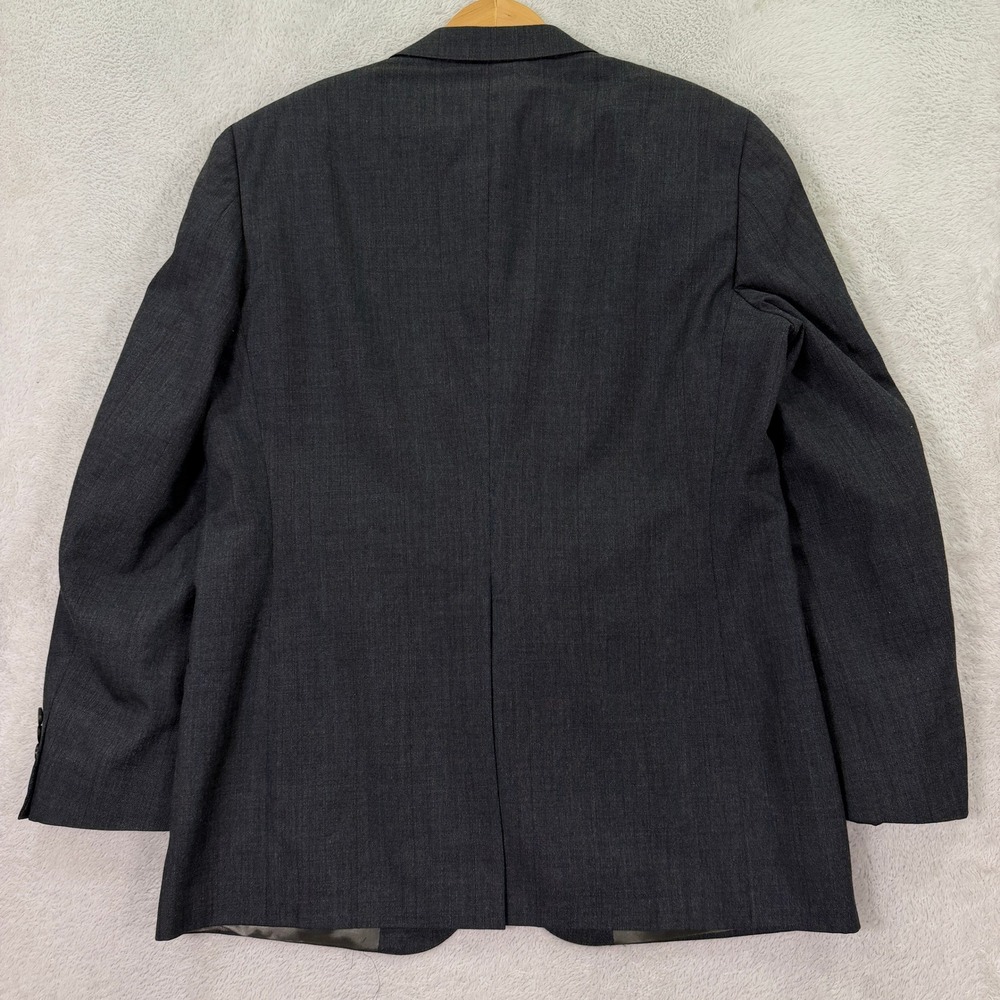 Polo University Ralph Lauren Mens 42R Blazer Charcoal Gray Stripe Sport Coat USA - Picture 8 of 10